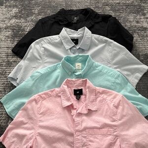 H&M Men's Short-Sleeve Shirts X-Small